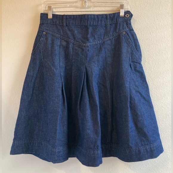 Free People Blue Denim Vest Top & Skirt Set - Picture 7 of 13